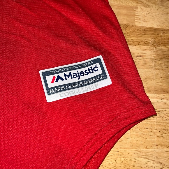 Majestic CoolBase Philadelphia Phillies MLB Sewn Baseball Jersey XL Made in USA! - Picture 8 of 13